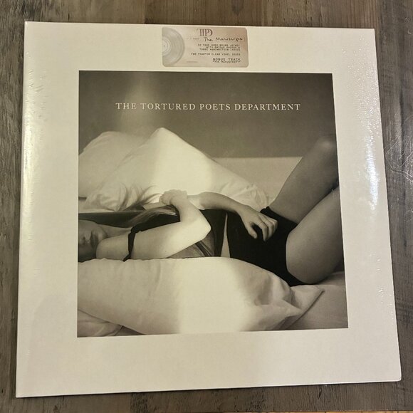 Taylor Swift TTPD - Phantom Clear Vinyl Variant - NWT - Picture 2 of 3
